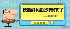 最高30萬全國多省市貫標補助政策來了!